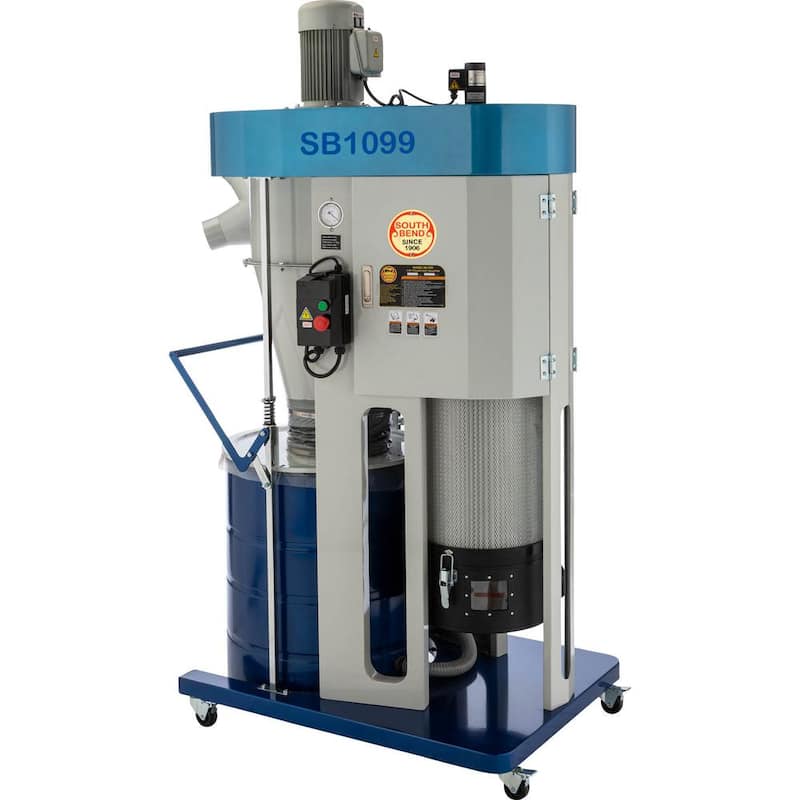 Recolector de polvo Cyclone de 3 HP de South Bend - SB1099