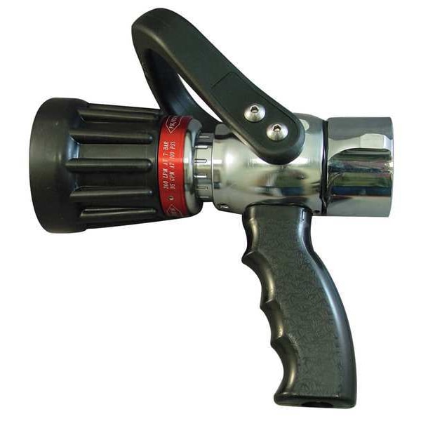 Moon American USCG Fire Hose Nozzle, 1-1/2 In., Black - 509P-1522