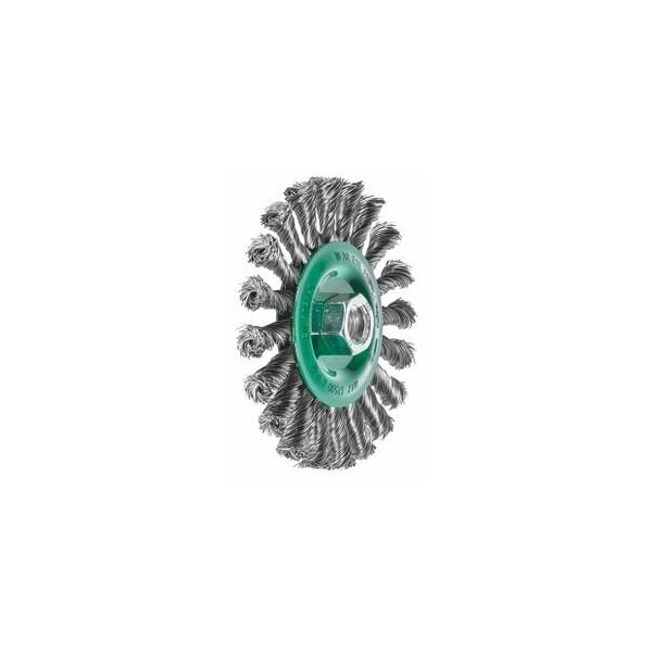 Holex Wheel Brush, 0.50 mm Stainless Steel Wire, Size: 115X22 - 571253 115X22