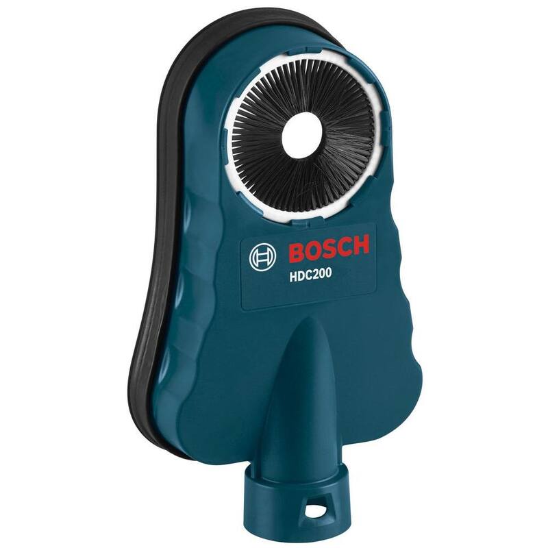Adaptador de recolección de polvo universal para martillos rotativos de concreto/mampostería Bosch SDS-Max y SDS-Plus - HDC200