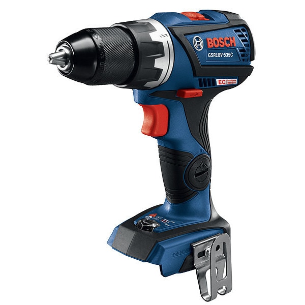 Bosch Compact Tough Drill, 1/2 in, 18V DC, Cordless Drill - GSR18V-535CN
