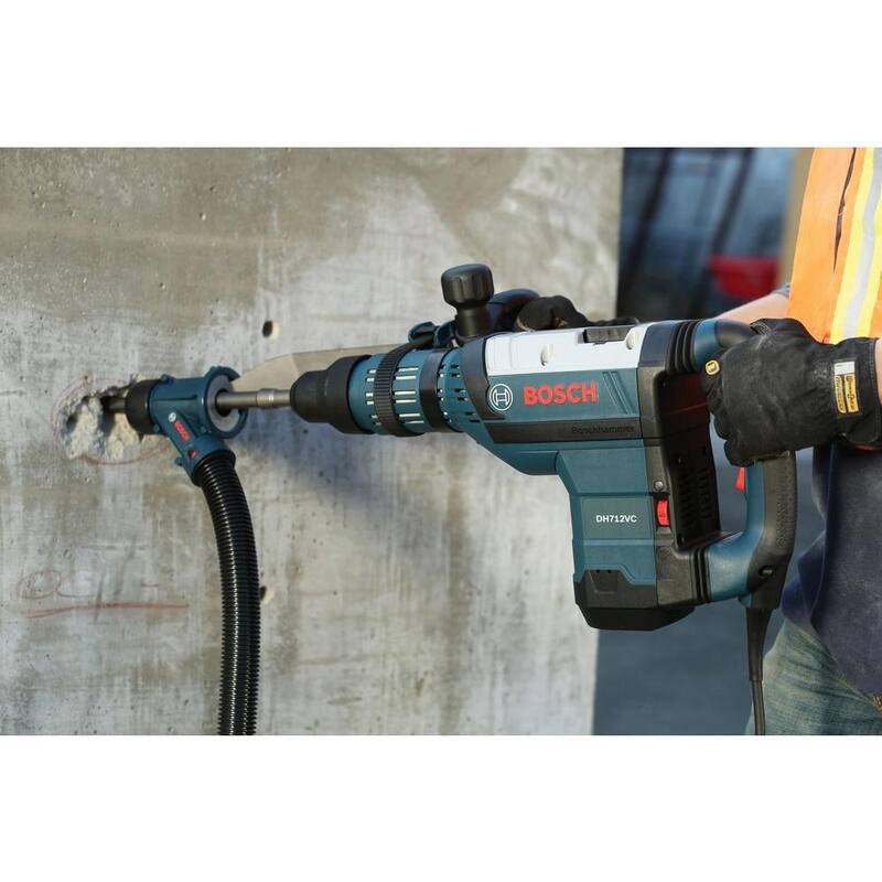 Accesorio de recolección de polvo para cincelado Bosch SDS-Max y Spline para martillos rotativos de concreto/mampostería - HDC300