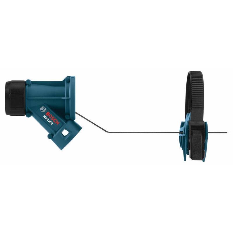 Accesorio de recolección de polvo para cincelado Bosch SDS-Max y Spline para martillos rotativos de concreto/mampostería - HDC300