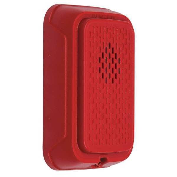 System Sensor Compact Horn, Marked Fire, Red - HGRL