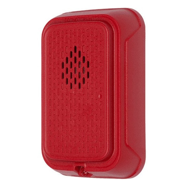 System Sensor Compact Horn, Marked Fire, Red - HGRL