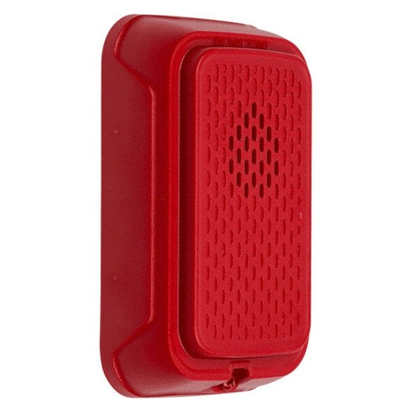 System Sensor Compact Horn, Marked Fire, Red - HGRL