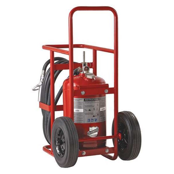 Buckeye Fire Equipment Wheeled Fire Extinguisher, 125 lb Capacity, Class ABC , UL Rating30A:240B:C , Monoammonium Phosphate - 30110