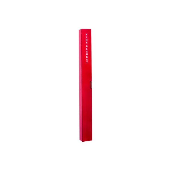 Activar Construction Products Group Royal Series Fire Blanket & Cabinet, Roller Type, 6-1/2in W x 4-1/2in D x 68inH, Red,  - 9519S21