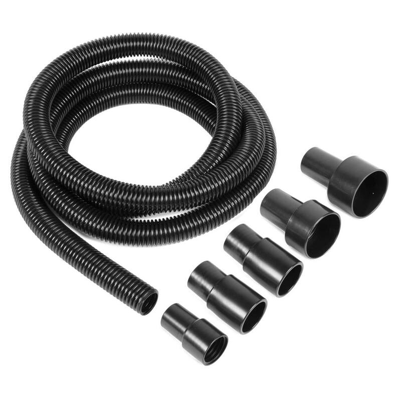 Kit de manguera de polvo de 1.25 pulgadas por 10 pies con accesorios y reductores - DCA023