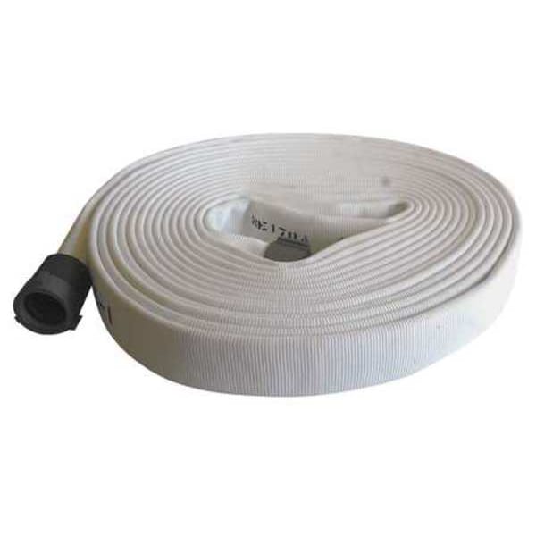 Kuriyama Attack Line Fire Hose, White, 400 psi - G52H175HDW50N