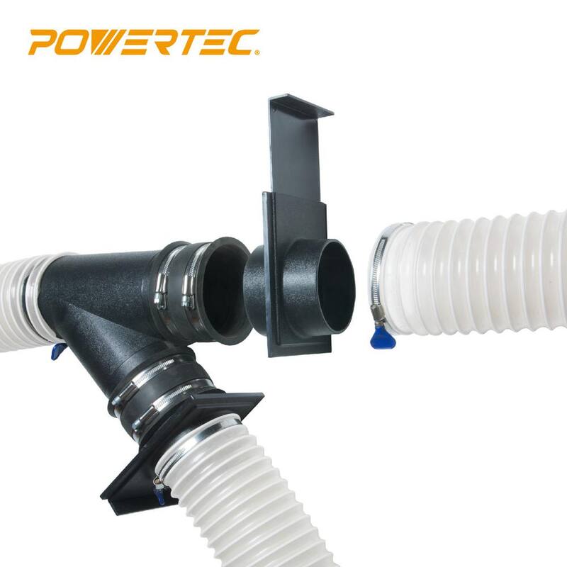 Manguera para recolección de polvo de 4 pulgadas x 20 pies con compuerta de explosión para sistemas de recolección de polvo - 70387N