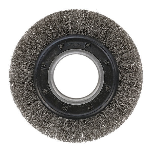 Osborn Crimped Wire Medium Face Wheel Brush, 6" - 0002214600