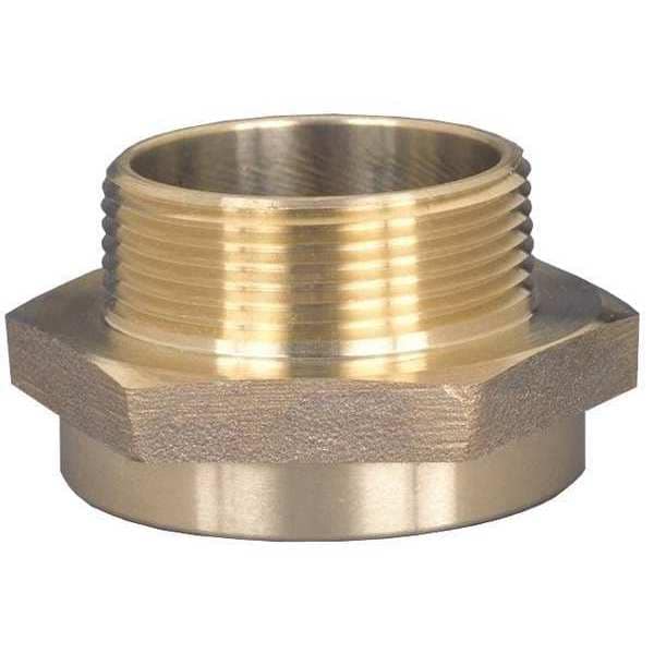Dixon FNST 2-1/2"x MNPT 2", Hex Nipple BR - FM25F20T