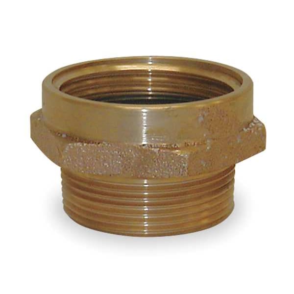 Moon American Hex Nipple, FNPTxMNH, 3 Inx2-1/2 In - 357-3062521