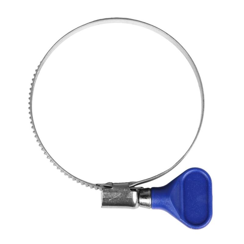 Abrazaderas de manguera de acero de 2.5 pulgadas para secadoras y sistemas de recolección de polvo (paquete de 10) - DCA011