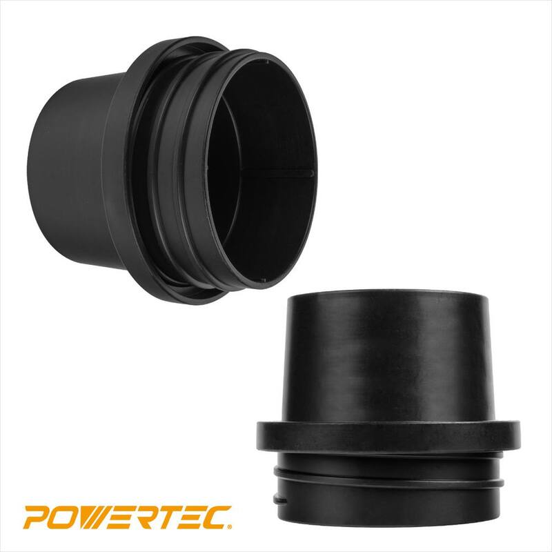 Manguera para recolección de polvo de PVC de 4 pulgadas x 10 pies con acoplador rápido de extremo roscado y abrazaderas de manguera de llave de 4 pulgadas - 70329N