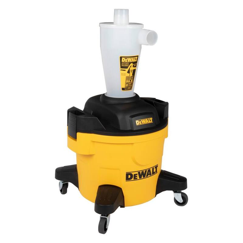 Separador de polvo DEWALT con tanque de polietileno de 6 galones - DXVCS002