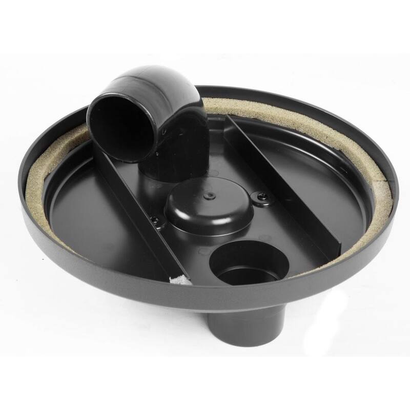 Tapa separadora de colección de polvo estilo ciclón de 12 pulgadas con 2.5 pulgadas de polvo - DCA021