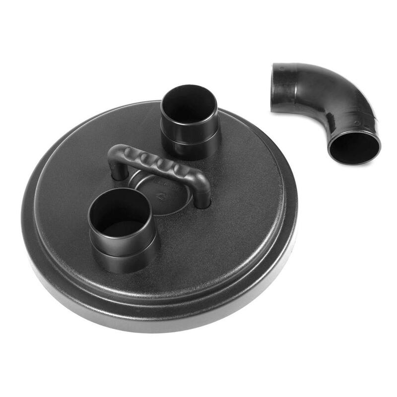 Tapa separadora de colección de polvo estilo ciclón de 12 pulgadas con 2.5 pulgadas de polvo - DCA021