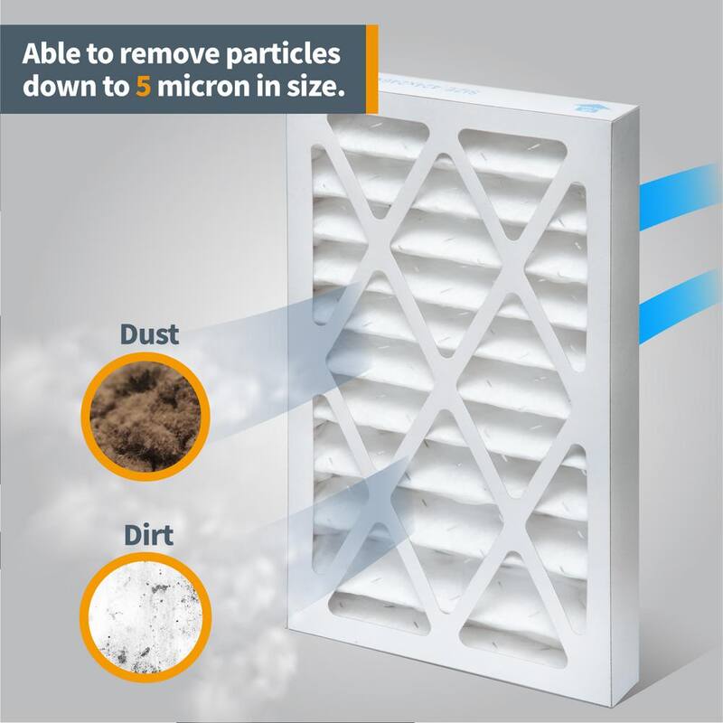 Filtro exterior POWERTEC para el sistema de filtración de aire AF4000 / WEN 3410 / Shop fox W1830 (paquete de 2) - 75040N