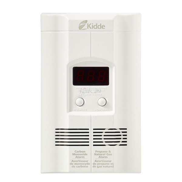 American Imaginations Rectangle White 3 In 1 CO Propane Natural Gas Alarm Plastic - AI-37069