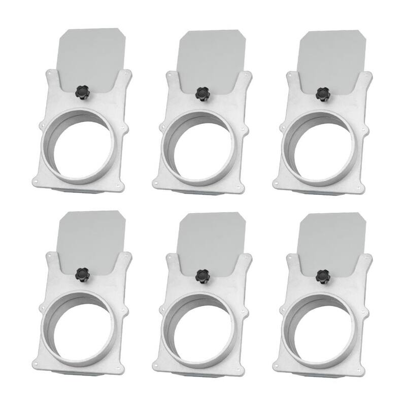 Compuerta de Explosión de 4 pulgadas para Colector de Polvo/ Accesorios de Aspiradora para Sistemas de Colección de Polvo (paquete de 6) - 70135-P6