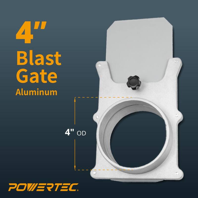Compuerta de Explosión de 4 pulgadas para Colector de Polvo/ Accesorios de Aspiradora para Sistemas de Colección de Polvo (paquete de 6) - 70135-P6