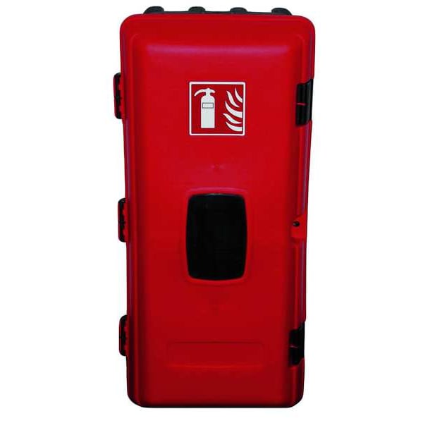 Jonesco Fire Extinguisher Cabinet, Surface Mount, 23 1/2 in Height, 10 lb - JEBE06
