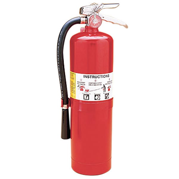 Amerex Fire Extinguisher, 10 lb Capacity, Class ABC , UL Rating4A:80B:C , Monoammonium Phosphate - B441