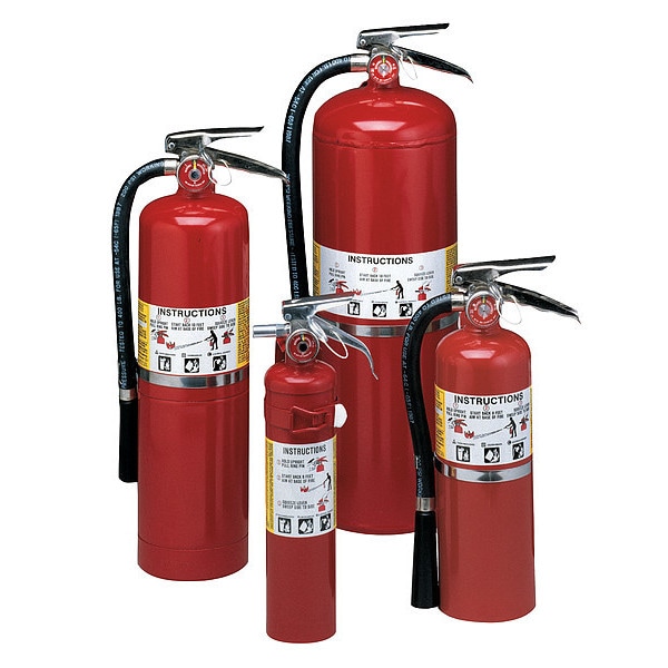 Amerex Fire Extinguisher, 10 lb Capacity, Class ABC , UL Rating4A:80B:C , Monoammonium Phosphate - B441