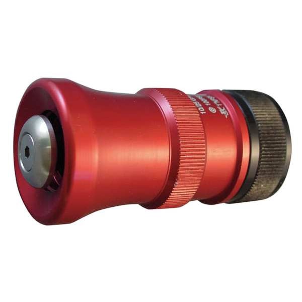Moon American Nozzle With Shut Off, 1 In, Rigid, Aluminum - 541-1014