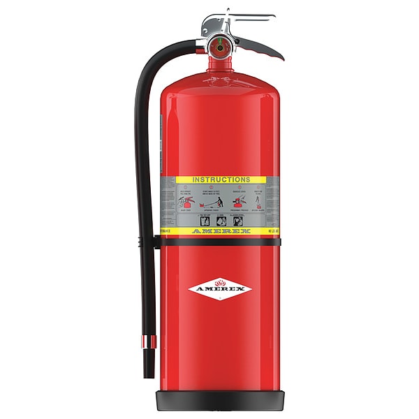 Amerex Fire Extinguisher, 30 lb Capacity, Class ABC , UL Rating10A:160B:C , Monoammonium Phosphate - 715