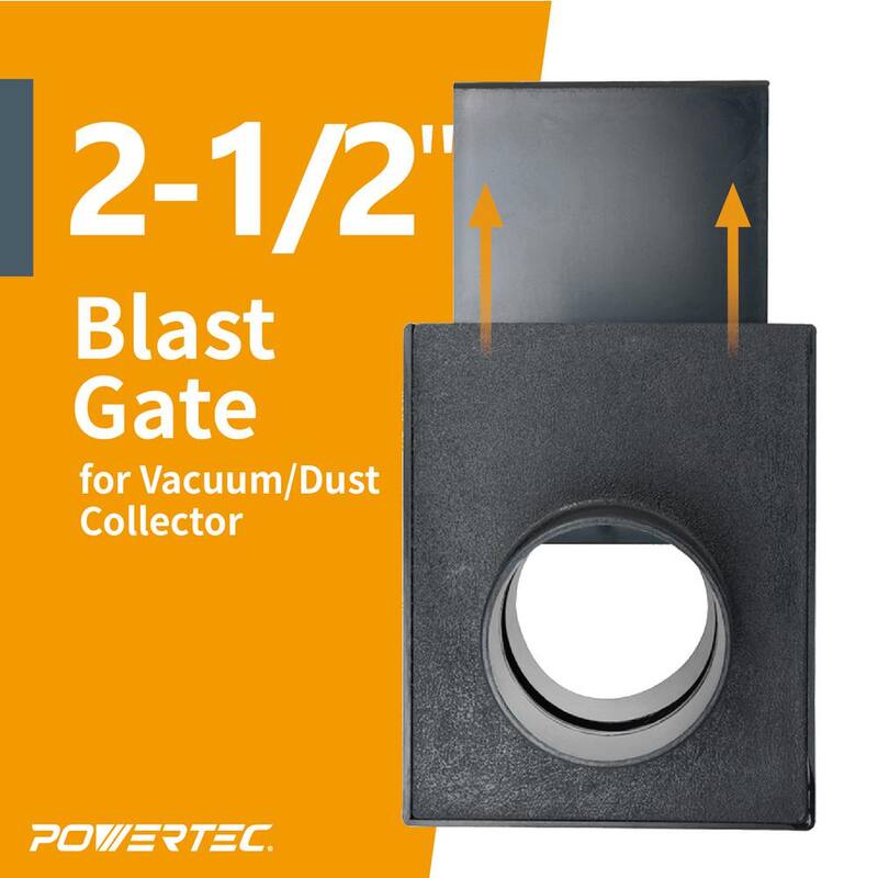 Compuerta de expulsión de 2-1/2 pulgadas para accesorios de recolector/aspiradora de polvo, sistemas de recolección de polvo (paquete de 6) - 70133-P6