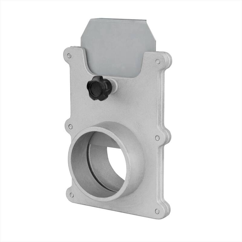 Compuerta de explosión de aluminio de 2-1/2 pulgadas para aspiradora/colector de polvo, sistemas de colección de polvo (paquete de 2) - 70134-P2