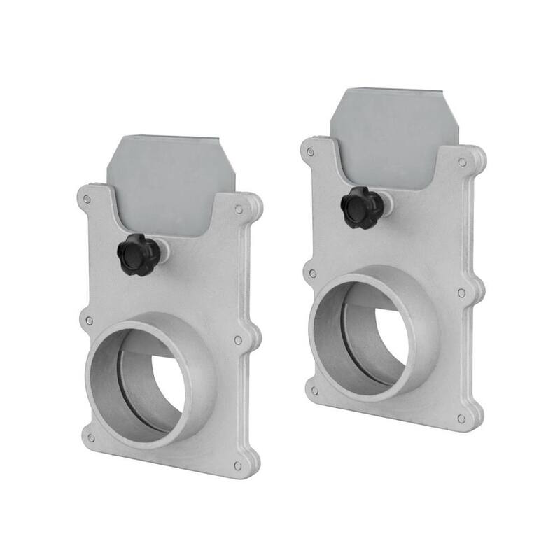 Compuerta de explosión de aluminio de 2-1/2 pulgadas para aspiradora/colector de polvo, sistemas de colección de polvo (paquete de 2) - 70134-P2