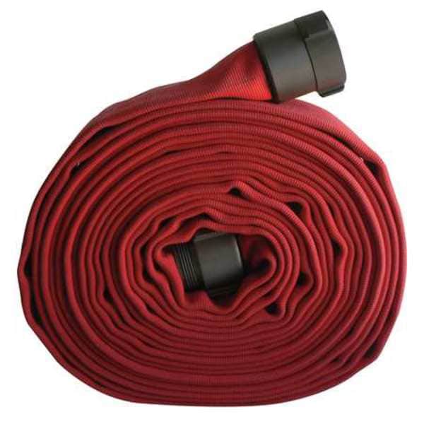 Kuriyama Supply Line Fire Hose, Red, 100 ft. L - G51H5LNR100N