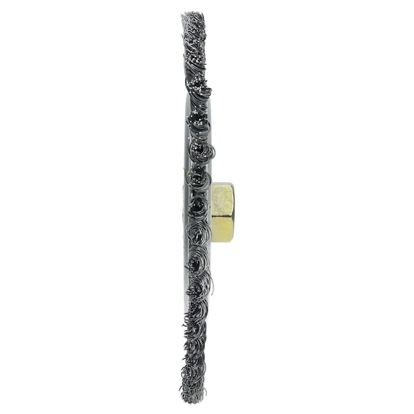 Weiler Roughneck 7" Brush, .020" Steel Wire Fill, 5/8"-11 UNC - 9000