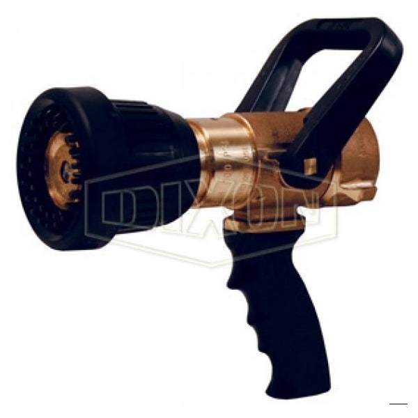 Dixon Fog Nozzle with Pistol Grip, 1-1/2 in Inlet, Brass Body - CGSN151S