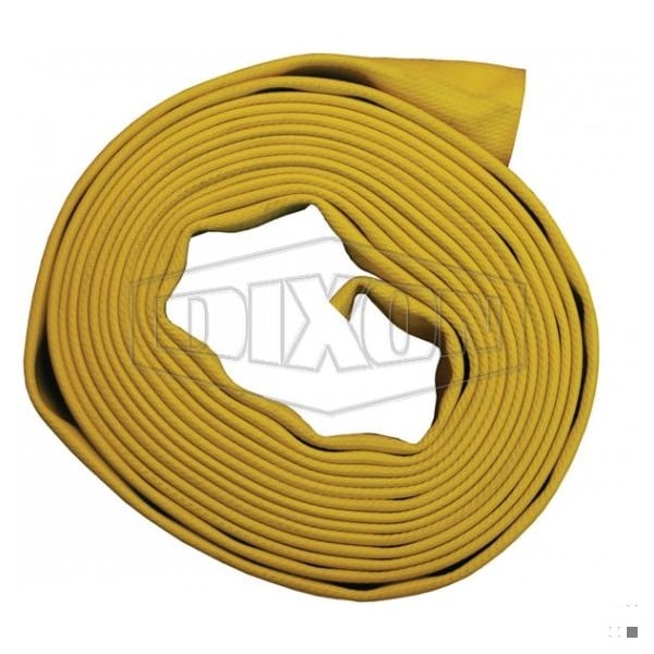 Dixon Heavy Duty Fire Hose, 2 in, 50 ft L, 270 psi Working, Nitrile, Domestic - H620Y50UC