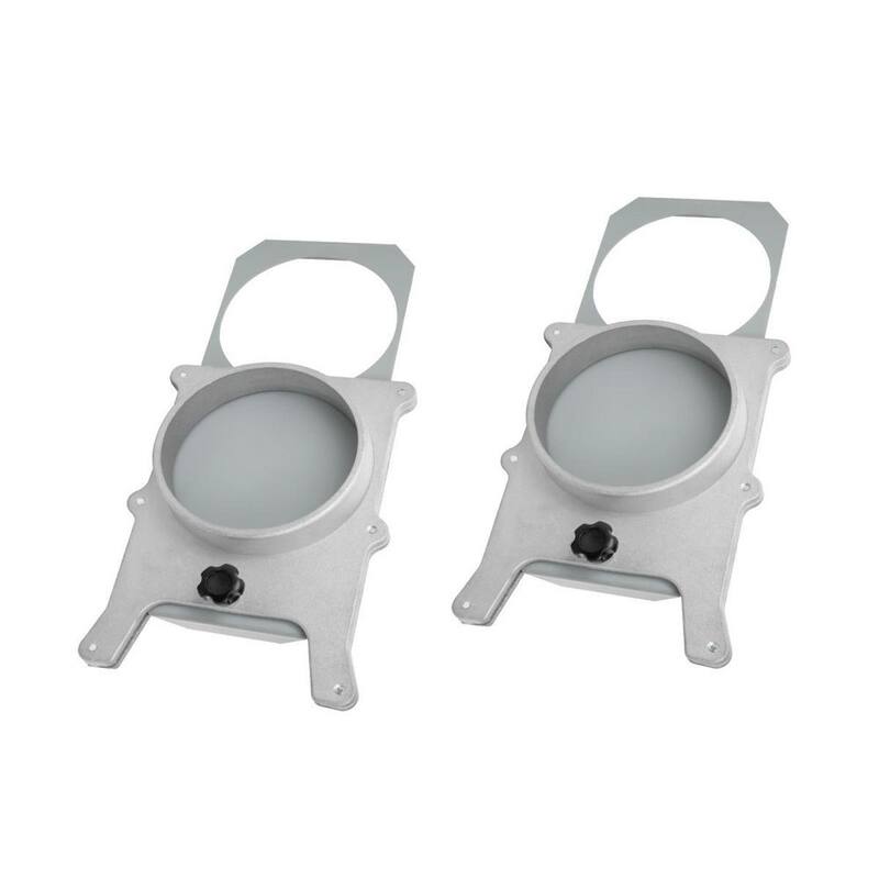 Compuerta de chorro de aluminio de 4 pulgadas para recolector de polvo/accesorios de aspiradora, sistemas de recolección de polvo (paquete de 2) - 70135-P2