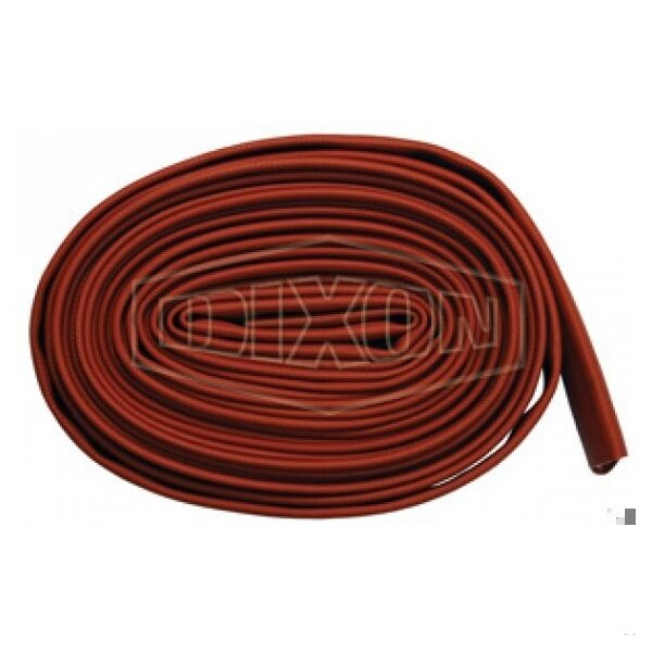 Dixon Light Duty Uncoupled Fire Hose, 1-1/2 in, 100 ft L, 225 psi Working, Domestic - H515R100UC