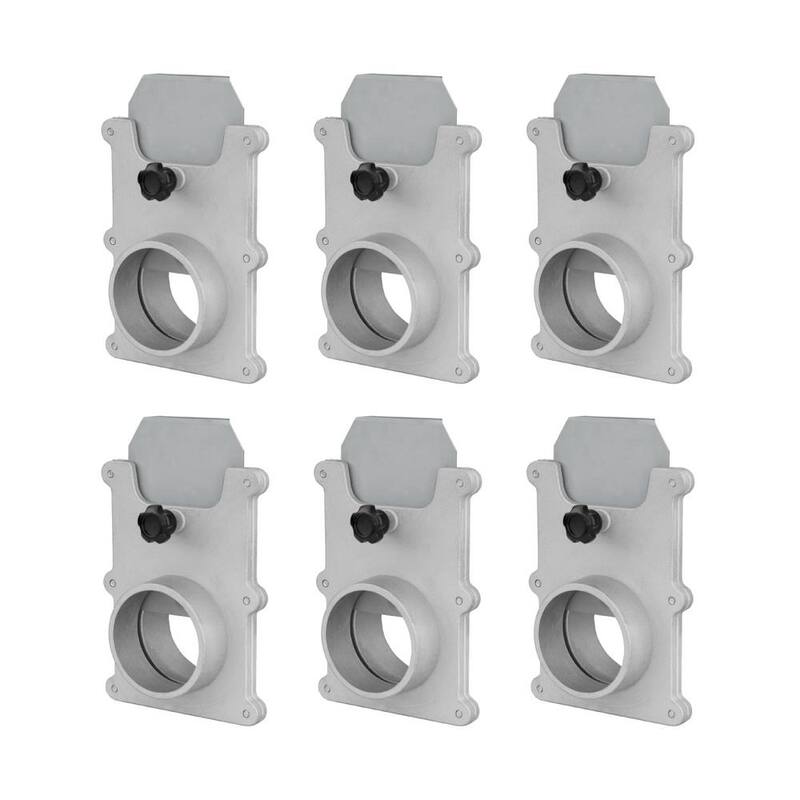 Compuerta de explosión de 2-1/2 pulgadas para recolector de polvo/aspiradora, accesorios para recolección de polvo (paquete de 6) - 70134-P6