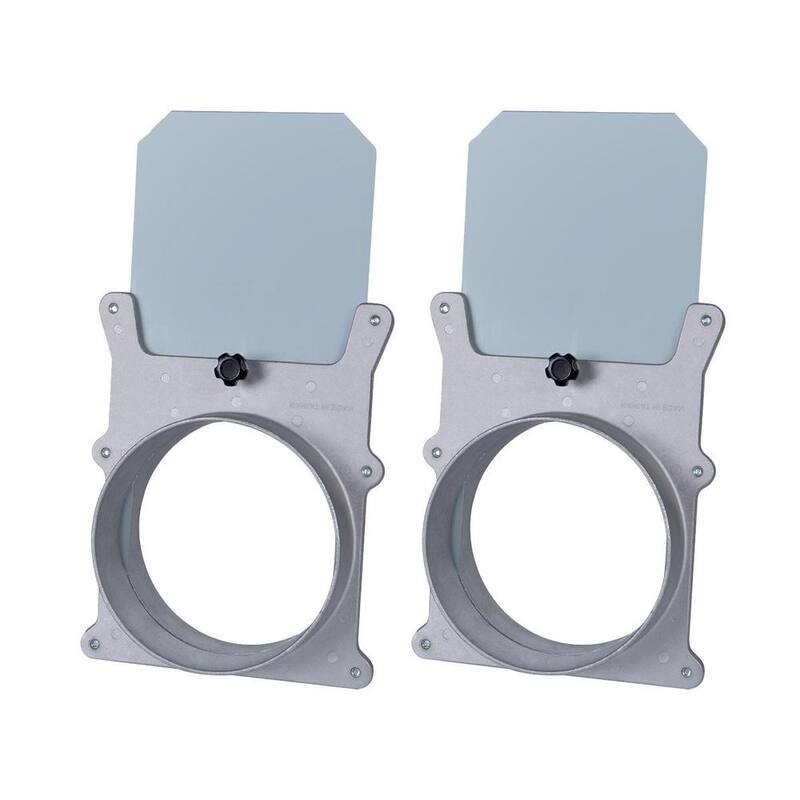 Compulsa de 6 pulgadas POWERTEC para adaptadores de recolector de polvo/aspiradora, paquete de 2 - 70227-P2