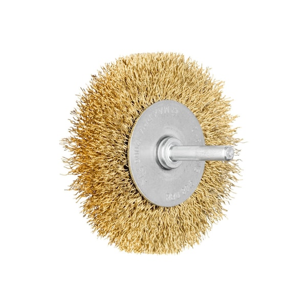 Pferd Crimped Shank, Wheel Brush, .012 Brass, 3 - 82954