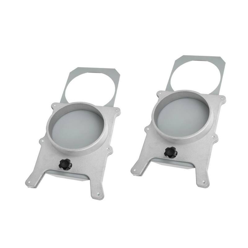 Cancel de impulso de aluminio de 3 pulgadas para sistemas de recolección de polvo (paquete de 2) - 70165-P2