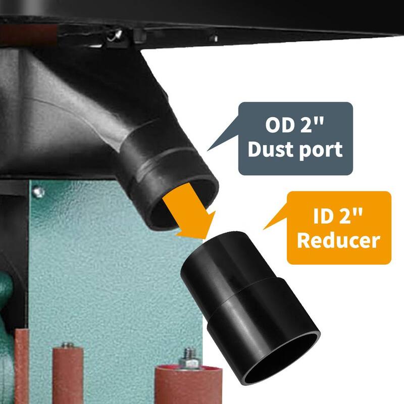 REDUCTOR DE MANGUERA DE 2-1/2 a 2-1/4 pulgadas para sistemas de colección de polvo - 70141