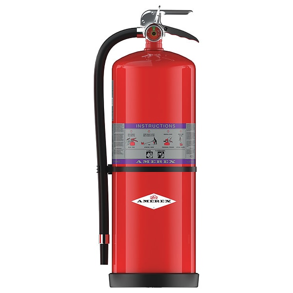 Amerex Fire Extinguisher, 30 lb Capacity, Class BC , UL Rating160B:C , Potassium Bicarbonate - 718