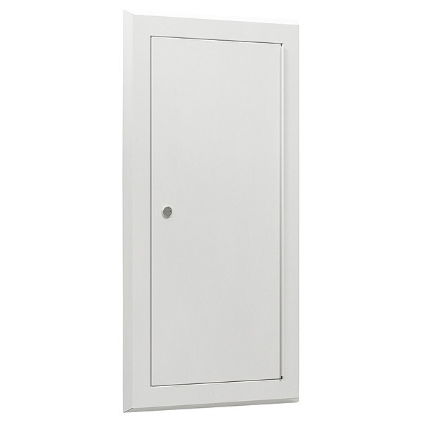 Oval Fire Extinguisher Cabinet, 31" O.H, 16"O.W - CRLRST-010700