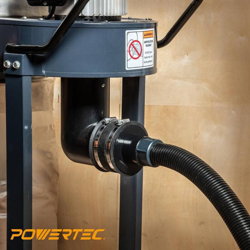 Reductor de manguera de 4 a 2-1/2 pulgadas para sistemas de recolección de polvo - 70104