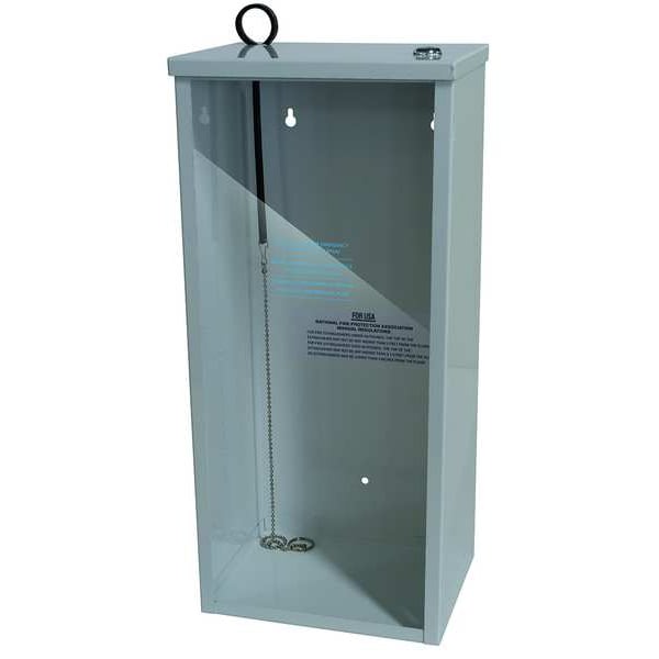Zoro Select Fire Extinguisher Cabinet, Surface Mount, 24 3/8 in Height, 10 lb - 3ZV11